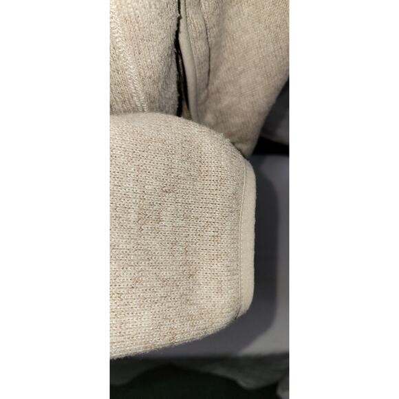 Orvis Trout Bum Mens Large Beige Full Zip Long Sleeve Outdoor Pockets Sweater - Picture 7 of 13